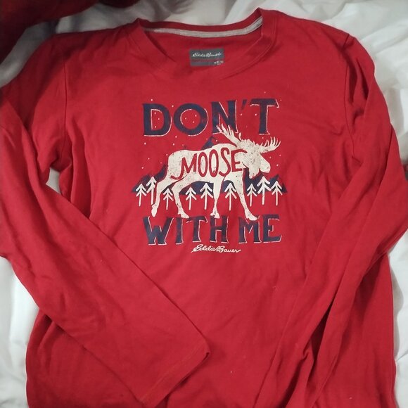 Eddie Bauer Kids' Graphic Tee "Don't Moose With Me" - Picture 1 of 4